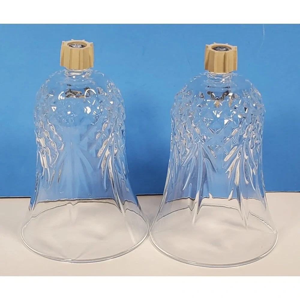 Vintage Votive Cups Windsor Patt Glass Peg Candle Home Interior N/Grippers QTY 2